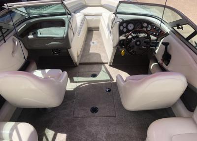 Crownline225br speedboat  22.5 feet with a trailer outside, 1 Volvo penta5.7GS engine, 4BBI carburetor, 300 horsepower, speed 50 mph.  for 10 seats