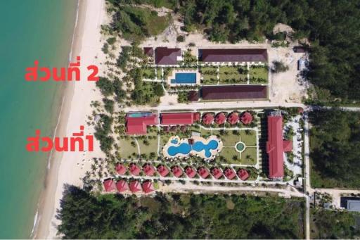 Part 2.Beach front hotel in Pang-Nga 8 rai 270 sq.wa. 30 km. from Khao Lak