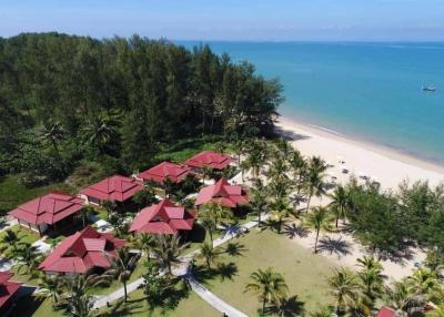 Part 1.Beach front hotel in Pang-Nga 15 rai land size 30 km. from Khao Lak