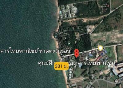 Land for sale  Beach side in Na Jomtien Close to Pattaya