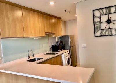 For Rent 1 Bed 2 Bath Duplex Condo Villa Asoke 200m from MRT Phetchaburi