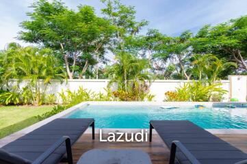 WOODLANDS : Good design 3 bed pool villa