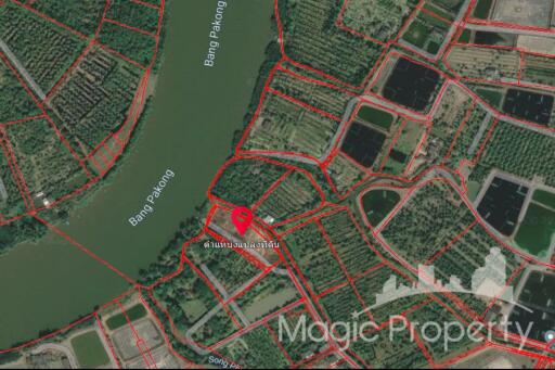 4 Rai and Half Land Riverside For Sale in Bang Suan, Bang Khla, Chachoengsao