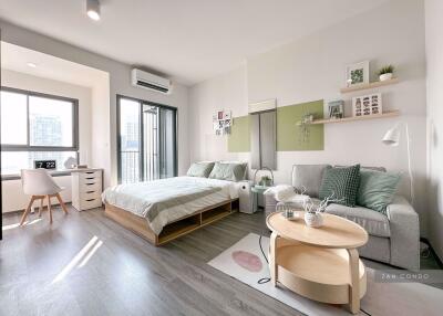 Studio bed Condo in Ideo Chula-Samyan Si Phraya Sub District C019609