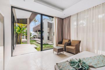 Beach front pool villa for sale in Koh Samui.