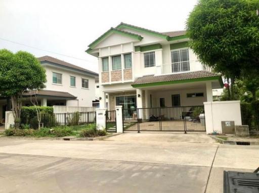 For Rent Bangkok Single House Manthana Onnut-Wongwaen 2 Kanchanaphisek Prawet