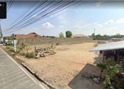 Beautiful plot of land for sale on the road near Mab Prachan Reservoir, Pong, Bang Lamung, Chonburi.