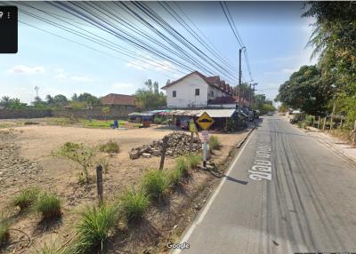 Beautiful plot of land for sale on the road near Mab Prachan Reservoir, Pong, Bang Lamung, Chonburi.