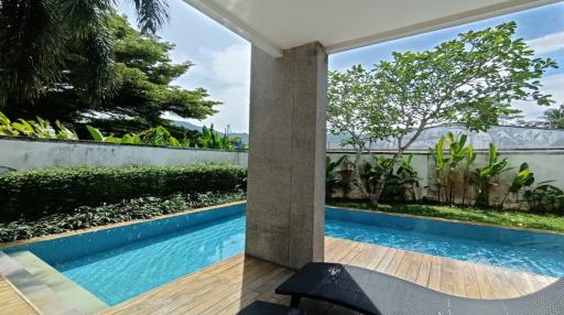 A Spacious 3 Bedrooms Condo with Tropical Garden in Bang Tao Area