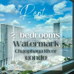 RENT 2-Bedroom- Riverfront Condo at #Watermark Chaophaya River