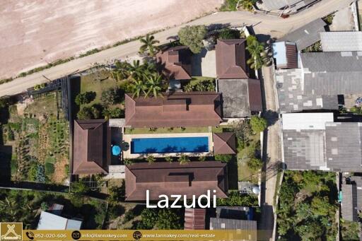 5 Bed 6 Bath 341 SQ.M Lanna Pool Villa