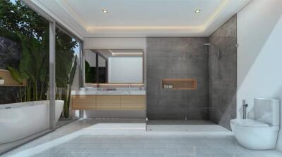 3-Bedroom Pool Villa with Tropical Environment in Nai Yang