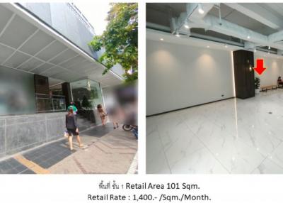 For Rent Bangkok Retail Silom BTS Surasak Bang Rak