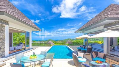 Sunset Ocean View Villa in Layan