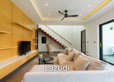 Luxury Modern 2 storey 3 bed pool villa very close to Kao Takieb Beach