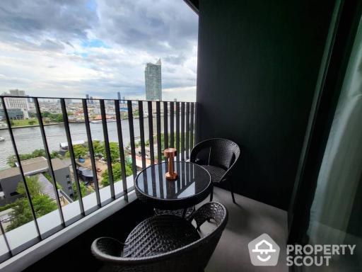 2-BR Condo at Chapter Charoennakhorn - Riverside near BTS Krung Thon Buri