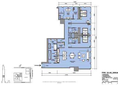 For SALE : The Ritz - Carlton Residences at MahaNakhon / 3 Bedroom / 4 Bathrooms / 211 sqm / 72000000 THB [10924742]