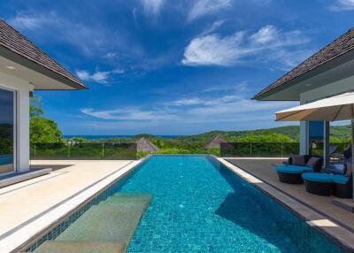 5- Bedroom Pool Villa with Sea View in the Layan Hill