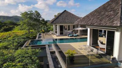 5- Bedroom Pool Villa with Sea View in the Layan Hill