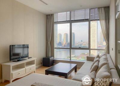 1-BR Condo at Baan Sathorn Chaopraya near BTS Krung Thon Buri (ID 438374)