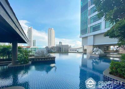 1-BR Condo at Baan Sathorn Chaopraya near BTS Krung Thon Buri (ID 438374)