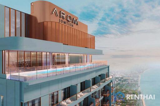 Arom Jomtien sale 1 bedroom 1 bathroom 47 sq.m. High floor sea view foreign name