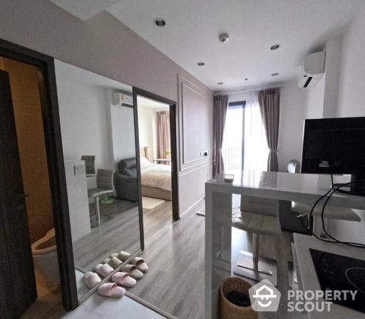 1-BR Condo at Ideo Mobi Sukhumvit 66 near BTS Udom Suk