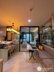 1-BR Condo at Life Asoke near ARL Makkasan