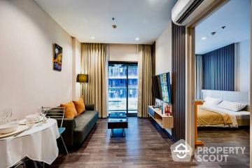 1-BR Condo at The Line Asoke - Ratchada near MRT Phra Ram 9