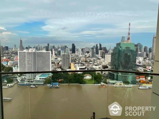 1-BR Condo at Magnolias Waterfront Residences near BTS Saphan Taksin