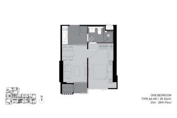 For SALE : RHYTHM Ekkamai Estate / 1 Bedroom / 1 Bathrooms / 35 sqm / 7400000 THB [S11929]