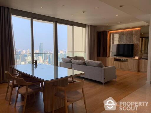 4-BR Condo at Magnolias Waterfront Residences near BTS Saphan Taksin