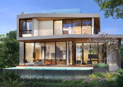 Private Pool Villas with Luxury Community near Nai Han Beach