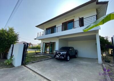 ขาย Lovely home on a large corner plot of 125 wah 4 bedroom 4 Bathroom at Hangdong Chiangmai