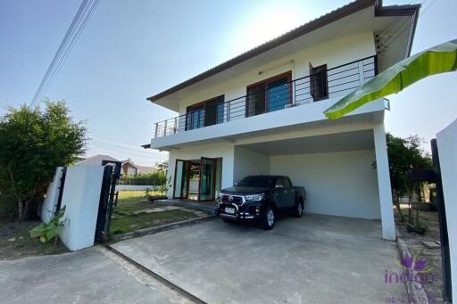 ขาย Lovely home on a large corner plot of 125 wah 4 bedroom 4 Bathroom at Hangdong Chiangmai