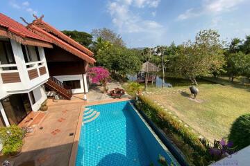 Large property on 4+ rai land for sale 6 bedrooms near Mae Jo University Sansai Chiangmai