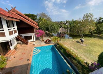 Large property on 4+ rai land for sale 6 bedrooms near Mae Jo University Sansai Chiangmai