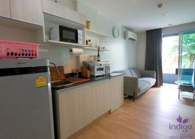 ขายคอนโด 1 ห้องนอนพร้อมเฟอร์นิเจอร์ใหม่ที่ Diamant Condominium Faham Muang Chiang Mai