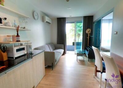 ขายคอนโด 1 ห้องนอนพร้อมเฟอร์นิเจอร์ใหม่ที่ Diamant Condominium Faham Muang Chiang Mai