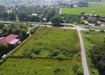 Beautiful Plot of Land for sale 2 Rai 68 Sqw Sanpatong Chiang Mai