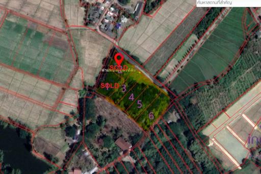 Land for sale in a semi-rural area in Doi Saket. Only 3,000 baht/wah.