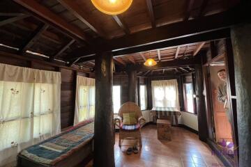 Beautiful Thai teak home on a 2 rai property in Doi Saket. Ideal for a homestay / bed and breakfast business.