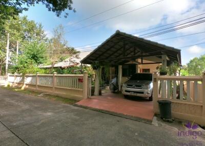 Very peaceful and quiet! Lovely 3 bedroom single storey home with a lovely and shady courtyard. Doi Saket, Chiang Mai.