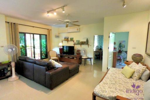 Very peaceful and quiet! Lovely 3 bedroom single storey home with a lovely and shady courtyard. Doi Saket, Chiang Mai.