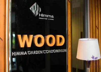 Beautiful luxury low rise 1 bedroom condo for sale at Himma Garden Condominium, Chiang Mai city.