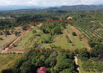 Land for sale 12 Rai , Far from Mae Ma Lai Market 4 KM, Mae Tang ,Chiamg Mai