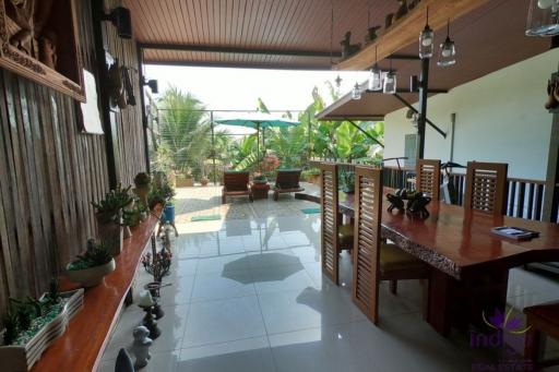 Property for sale ideal for restaurant, coffee shop, home stay business. Saraphi, Chiang Mai