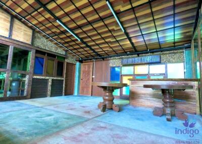 Property for sale ideal for restaurant, coffee shop, home stay business. Saraphi, Chiang Mai