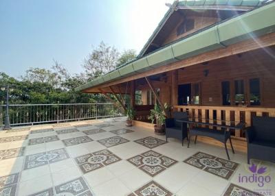 Wonderful 3 bedroom house on top of a hill surrounded by nature and lovely countryside view. Mae Taeng, Chiang Mai.