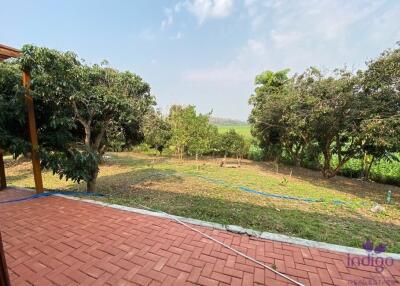 Wonderful 3 bedroom house on top of a hill surrounded by nature and lovely countryside view. Mae Taeng, Chiang Mai.